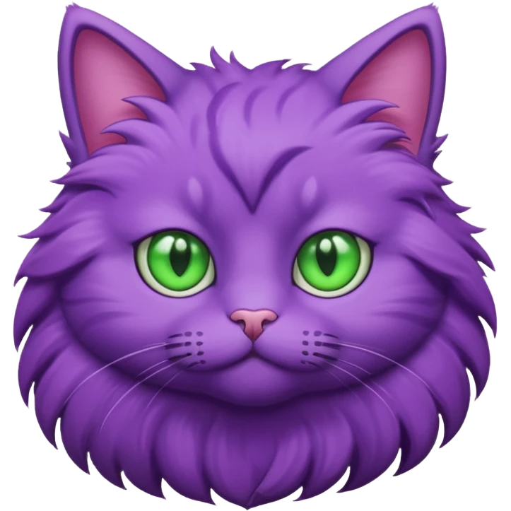 گربه بنفش emoji
