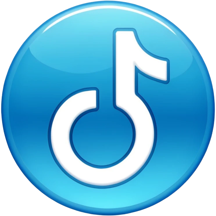 Tik tok mavi tik emoji