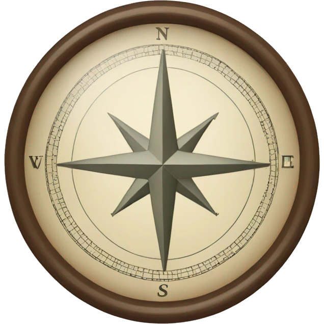 compass pointing east emoji