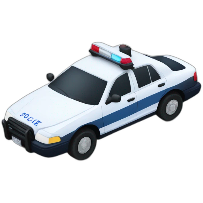 police car emoji
