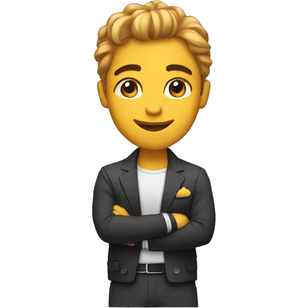 proud and try to show off emoji