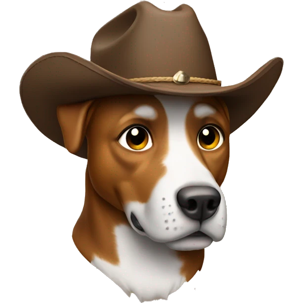 Dog cowboy emoji
