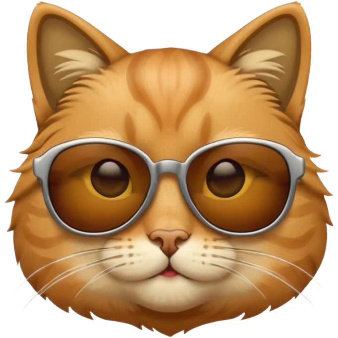 Cat wearing sunglasses emoji