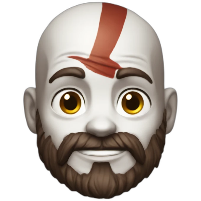 Kratos Smiling emoji