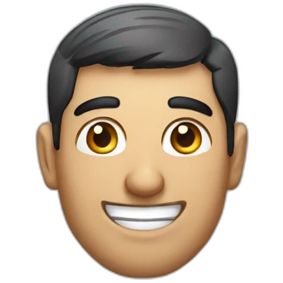 baled head guy armenian, smiling emoji