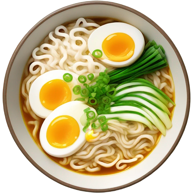 Ramen (cooked) emoji