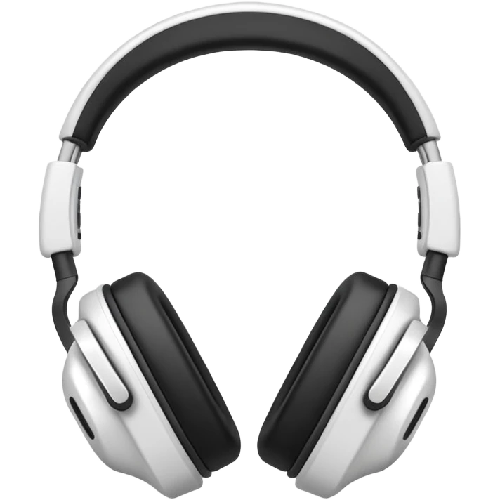 White headphones emoji