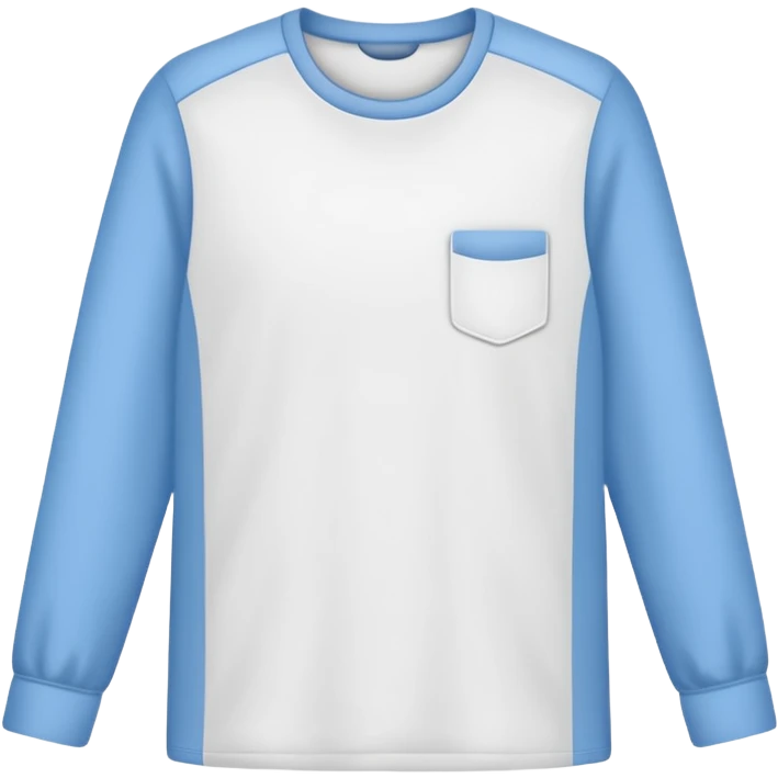 White Long sleeve no just the long sleeve no guy no emoji as well just a plain white long sleeve  emoji