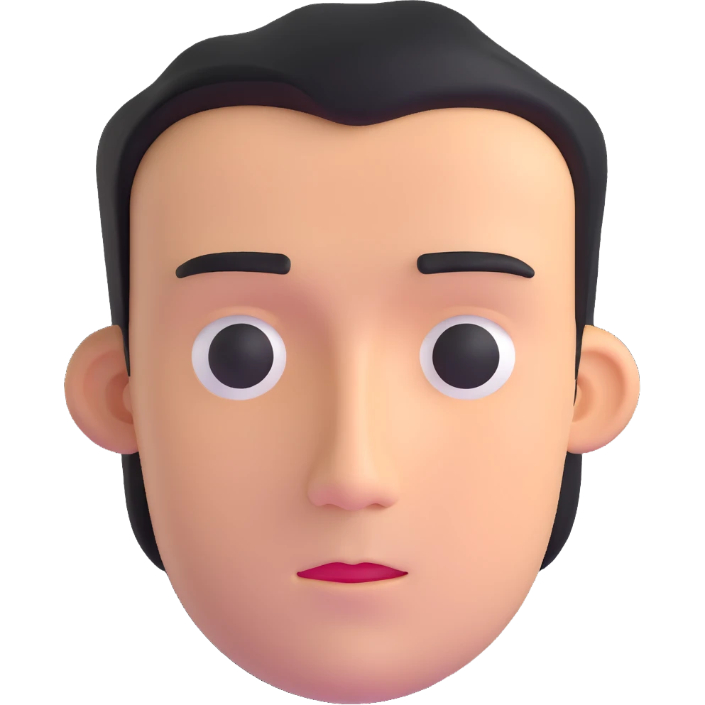 simple face man emoji