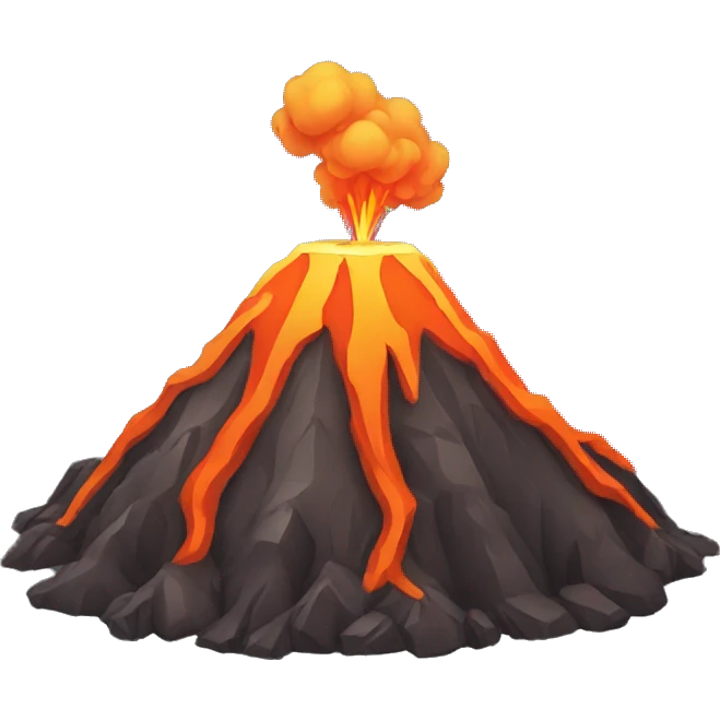 volcano  emoji