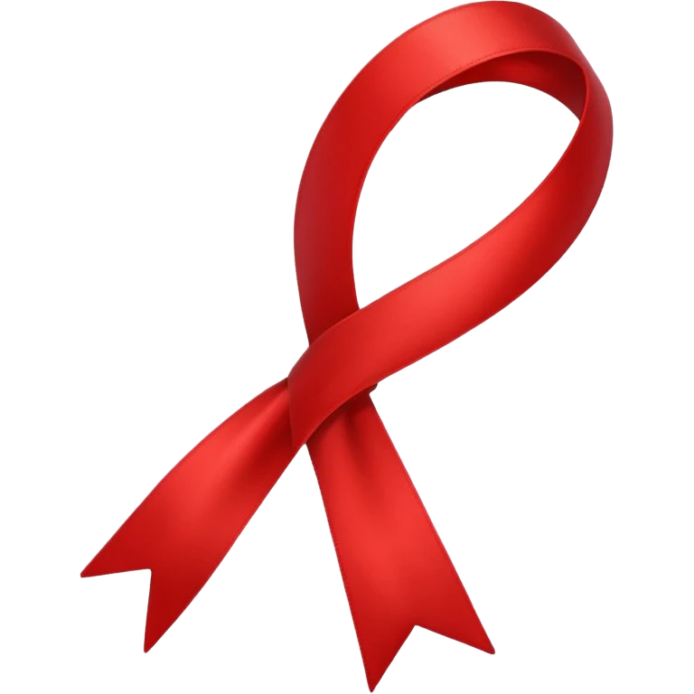 red ribbon emoji