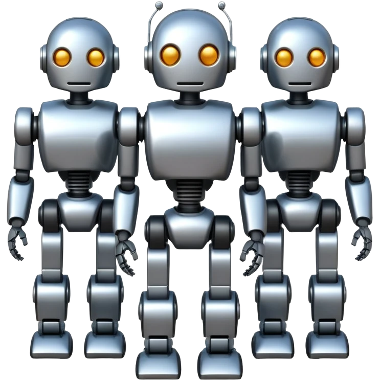 Create an AI generated robots emoji