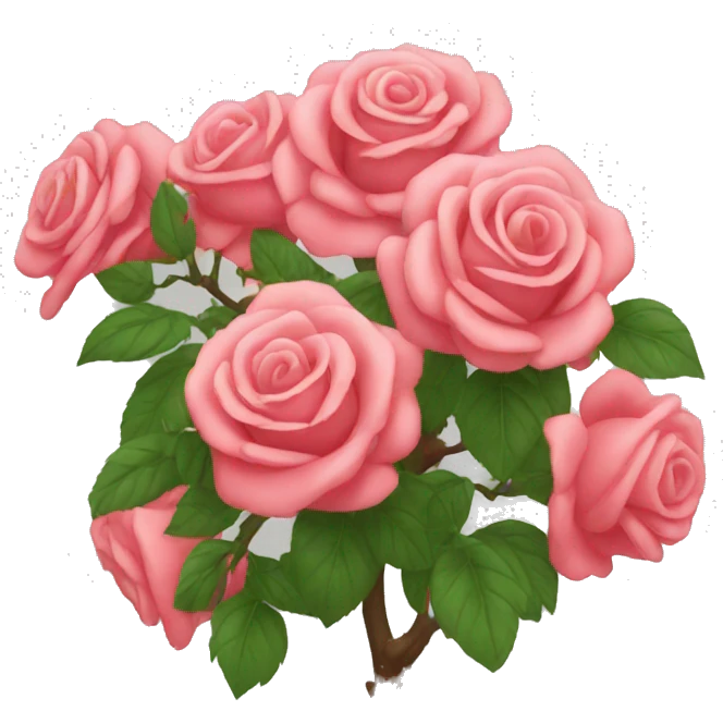 rose bush emoji