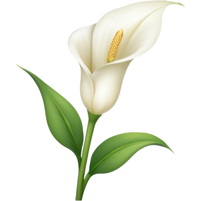 Flor de cala emoji