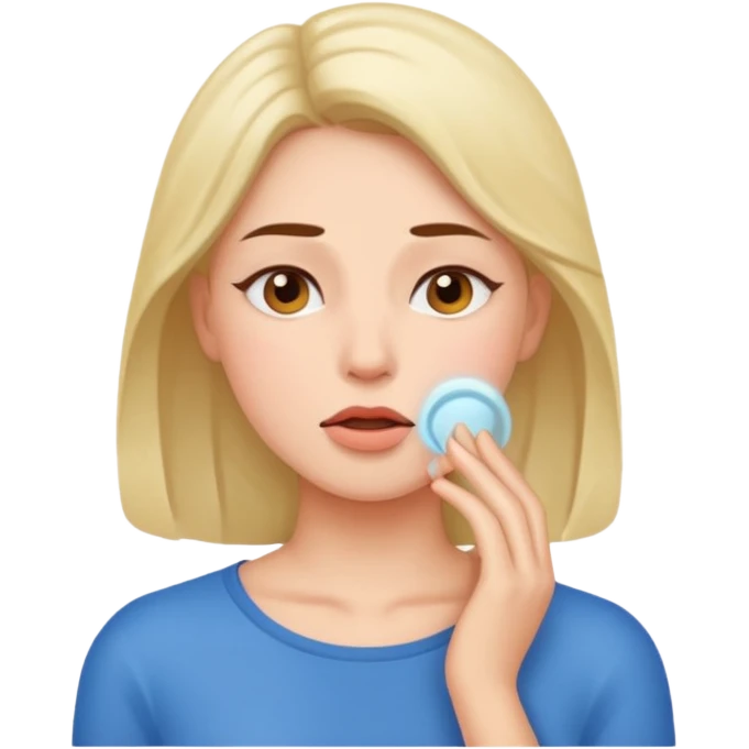 a woman taking dih emoji