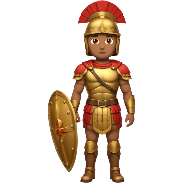 emoji de soldado romano alto y fuerte cuerpo entero emoji