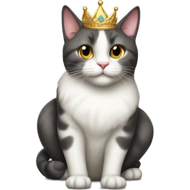 Cat with priencess emoji