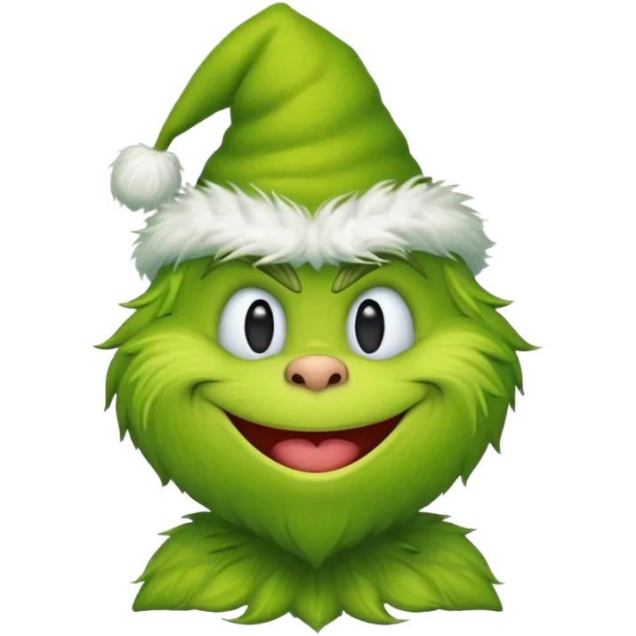 Create a emoji like grinch emoji