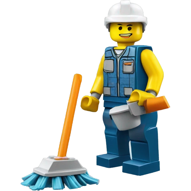Lego cleaner emoji