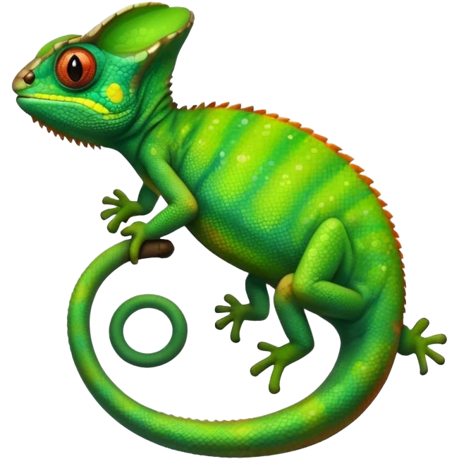 Chameleon emoji