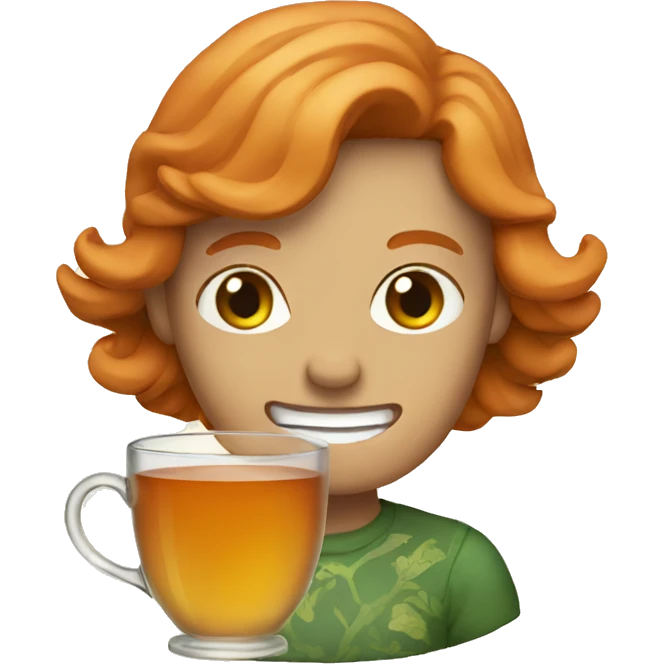 Ginger tea emoji