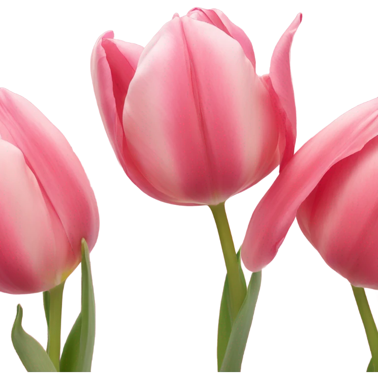 Pink tulip petals emoji