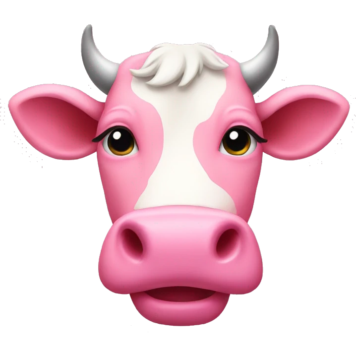 pink cow emoji