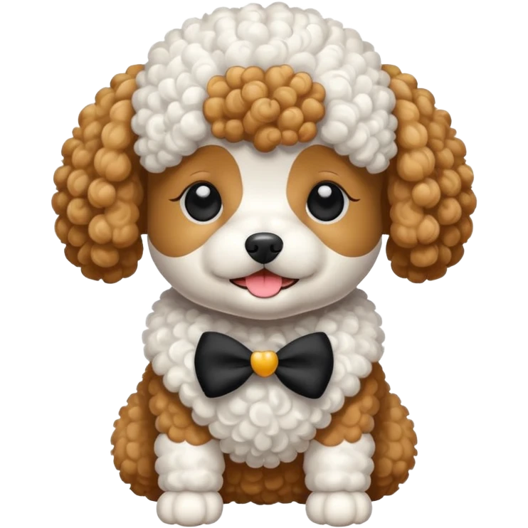 toy poodle dog emoji