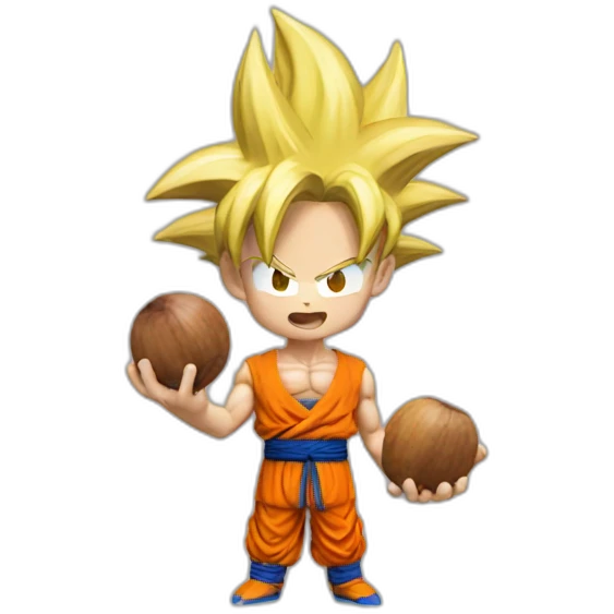 goku holding nuts emoji