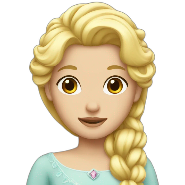 blonde princess emoji