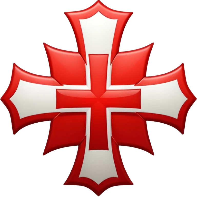 the red cross of the knights templar emoji