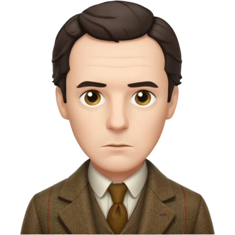 Sharlock Holmes face only emoji