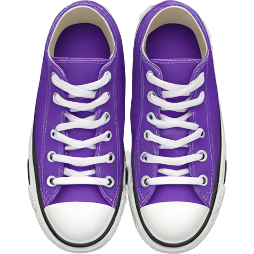 Purple converse emoji