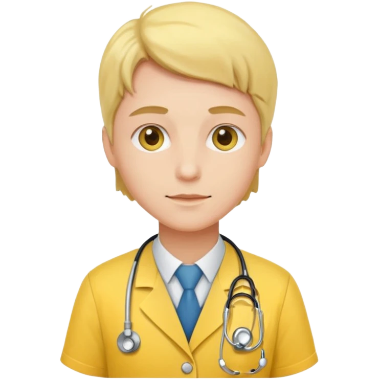 doctor with yellow uniform emoji