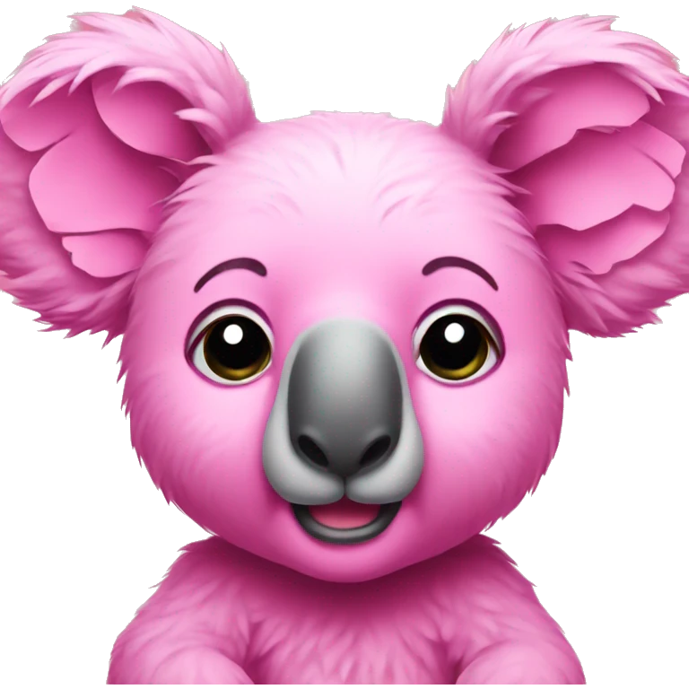 pink koala emoji