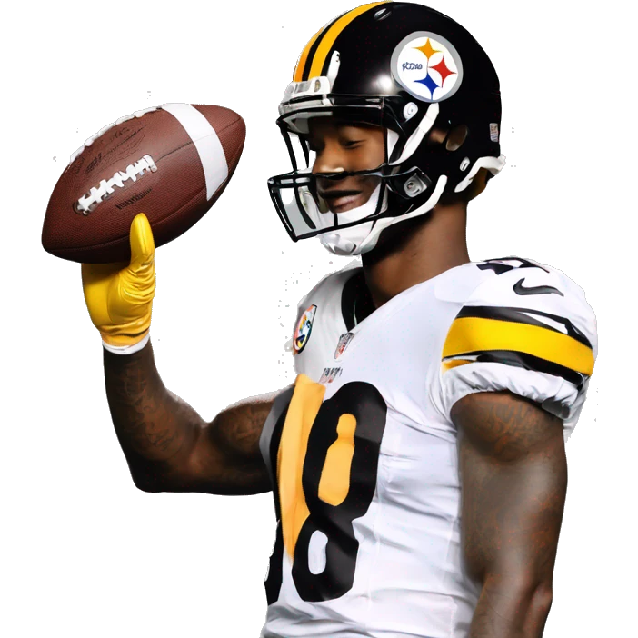 Antonio Brown Dapping up Odell Beckham jr emoji