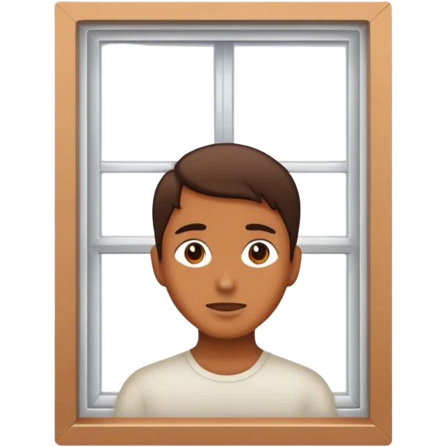intimate moment by the window emoji