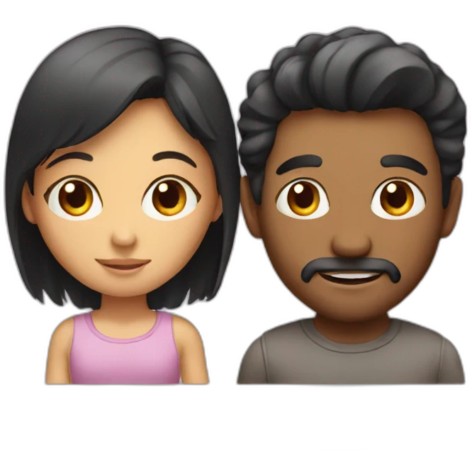 A man with a girl emoji