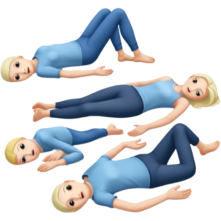 A croud of people dead on the floor emoji