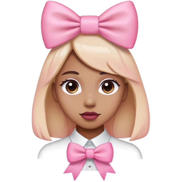 Moño rosado emoji