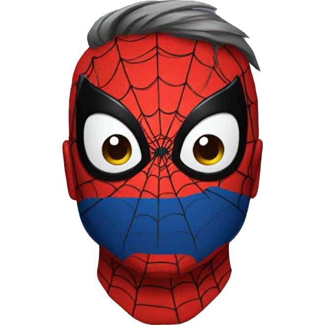 Spiderman head emoji