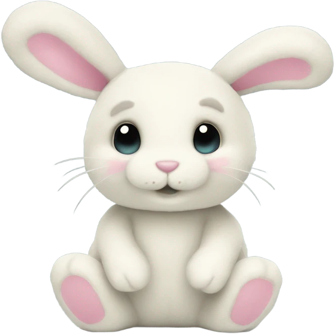 Jellycat smudge bunny emoji