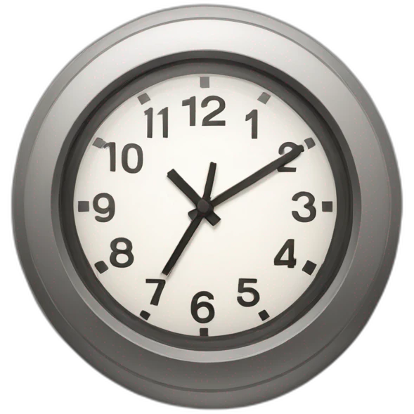 clock ticking emoji