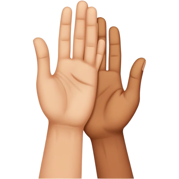Person extending hand to another person, first step in trust building emoji