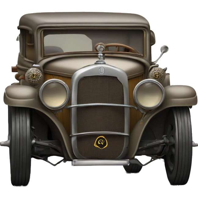  1930 hot rod WW1 Mercedes German Staff Car emoji