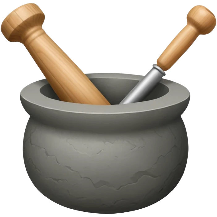 mortar and pestle emoji