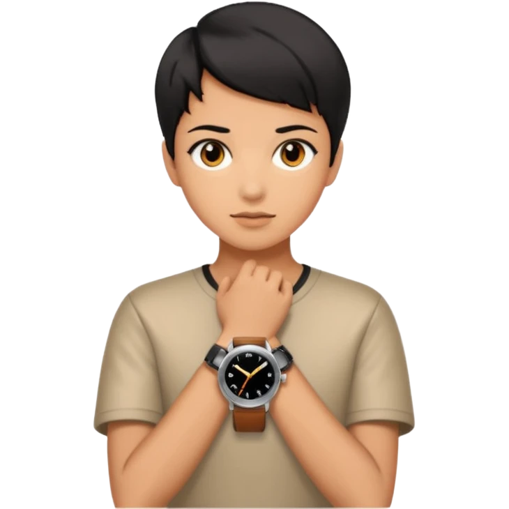 future Explorer with futuristic watch emoji