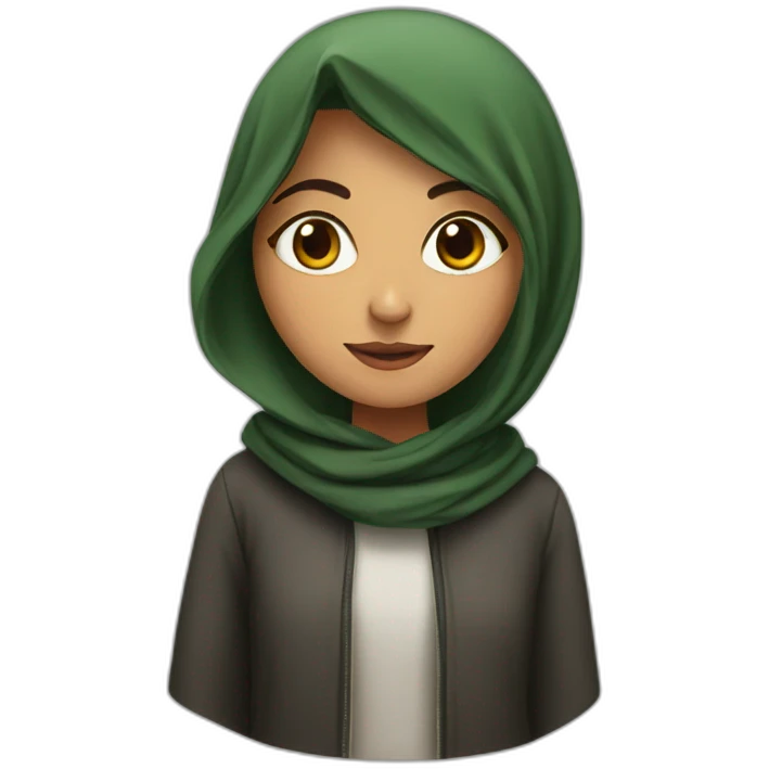 Palestinian girl emoji