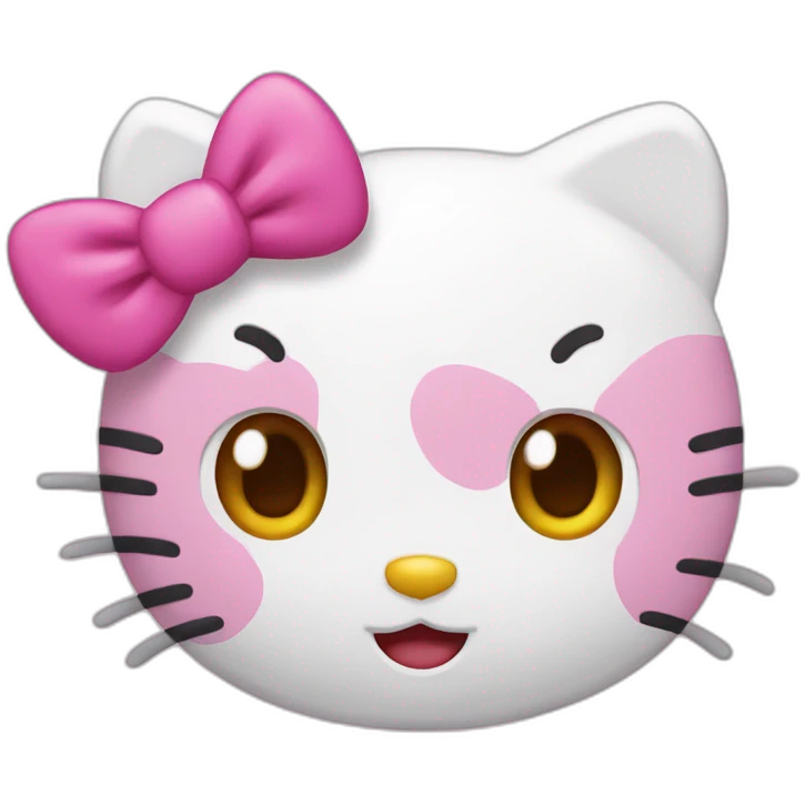 Hello kitty' emoji