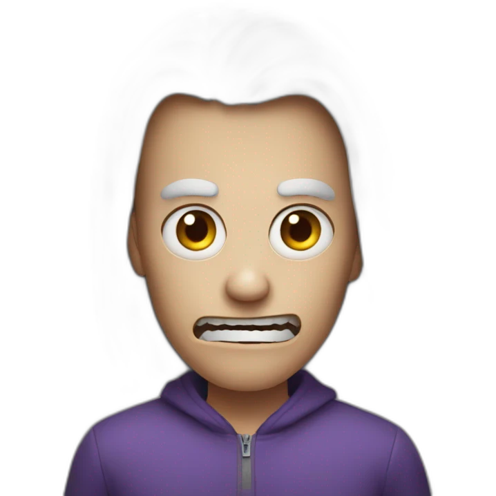 horror face emoji